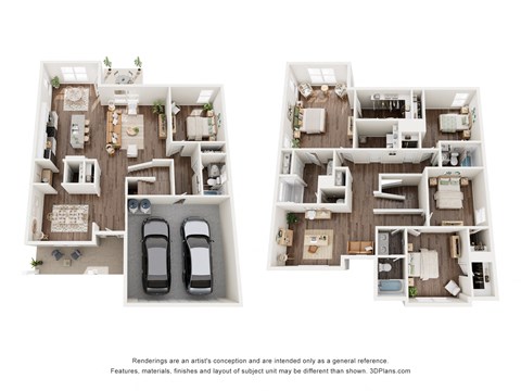 2 bedroom floor plan  the enclave at city center apartments